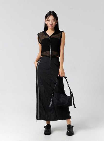 nylon-banded-maxi-skirt-cg310