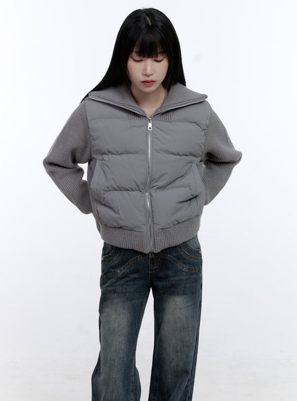 warmembrace-puffer-jacket-cd420 / Gray