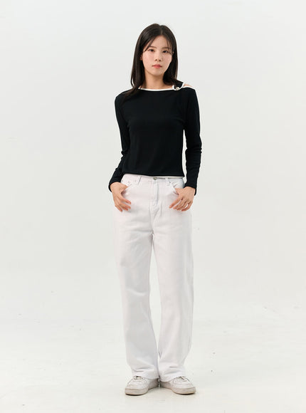 wide-fit-cotton-trousers-oo327 / White