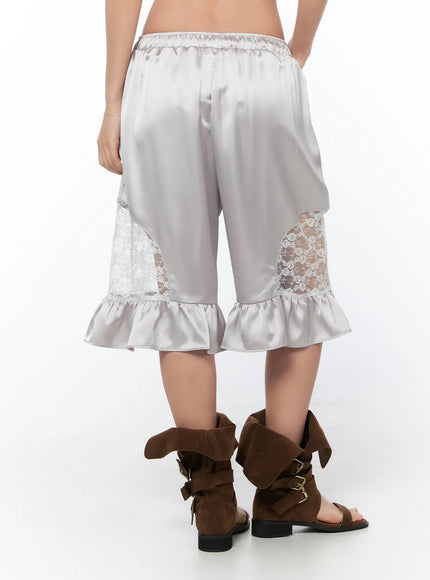 satin-ruffle-lace-shorts-cy512