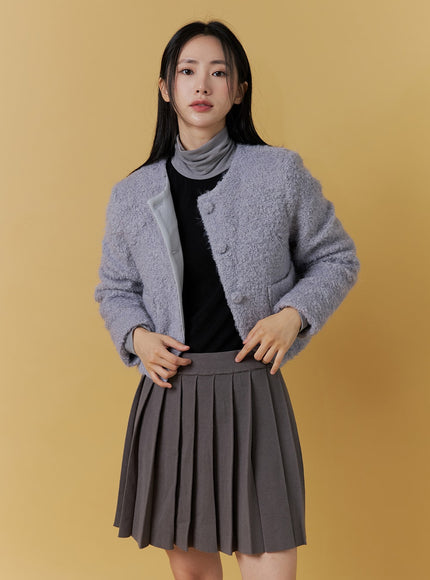 round-neck-plush-jacket-on306