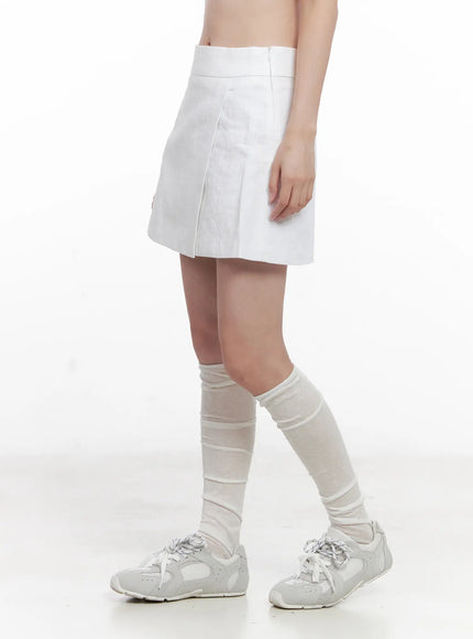 linen-mini-skort-cl524
