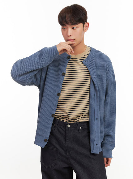 mens-ribbed-buttoned-round-neck-cardigan-if517