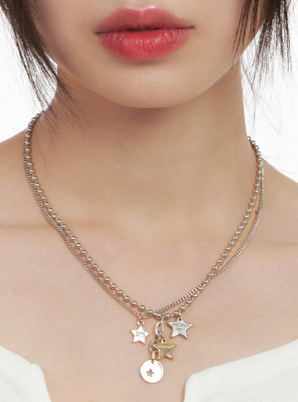 three-star-two-row-necklace-cj502