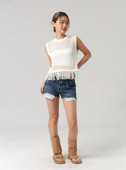 mesh-fringe-vest-cl305