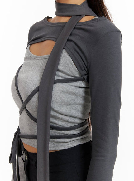 x-strap-bolero-with-thin-scarf-cy402