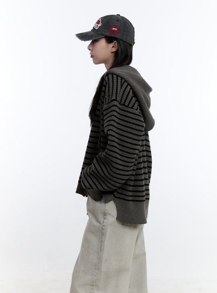 striped-zip-up-hooded-knit-jacket-cj520