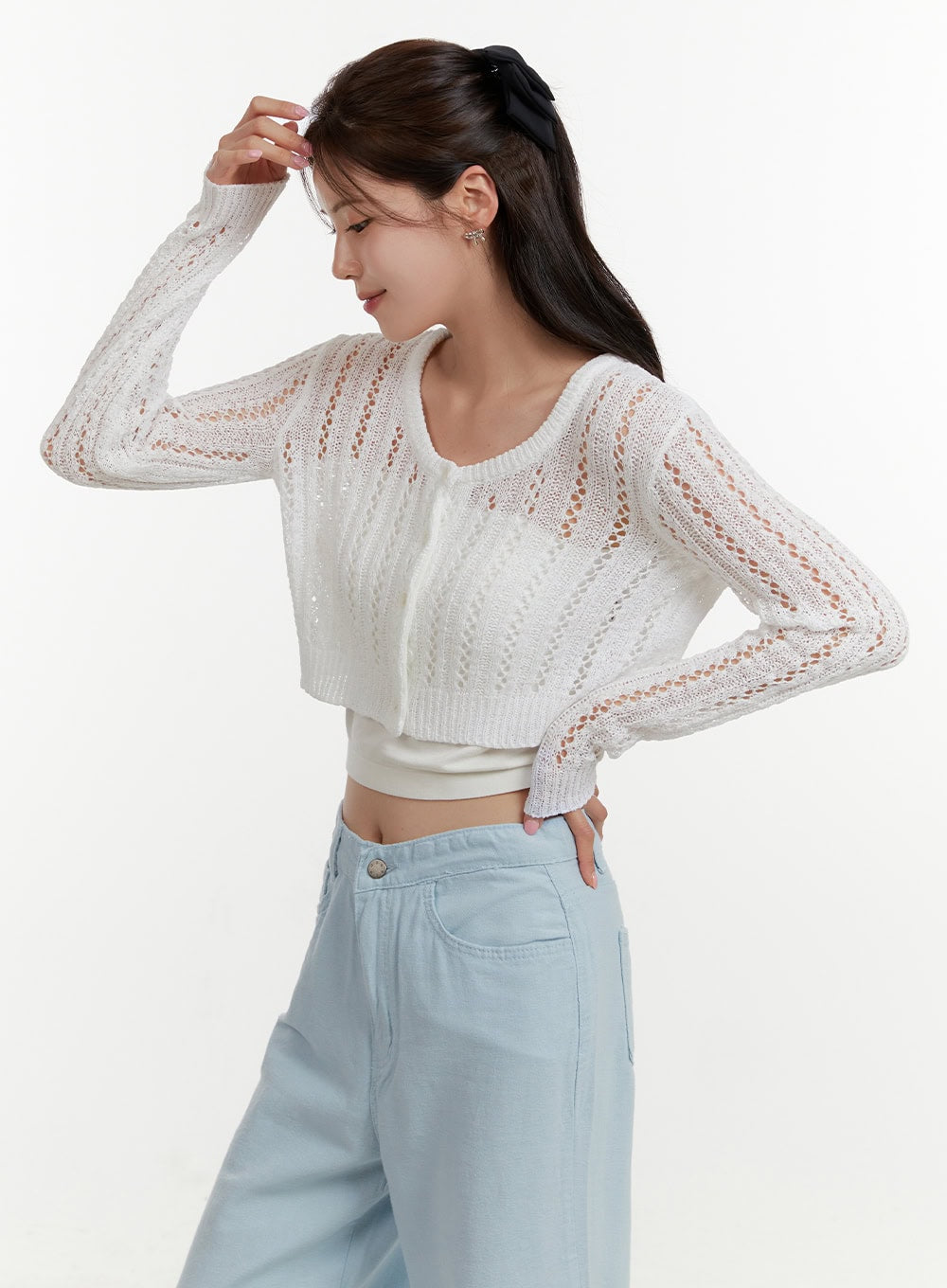 hollow-out-cropped-cardigan-oy409