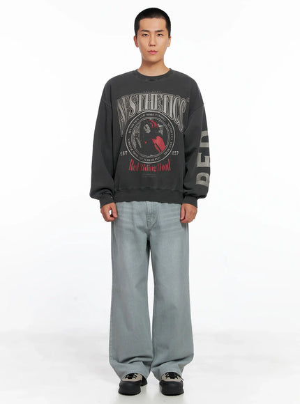 mens-vintage-red-graphic-crewneck-is509