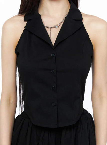 sleeveless-collar-top-and-bubble-skirt-set-cu511