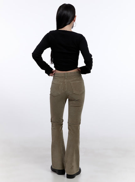 thermal-slim-fit-bootcut-pants-cj513