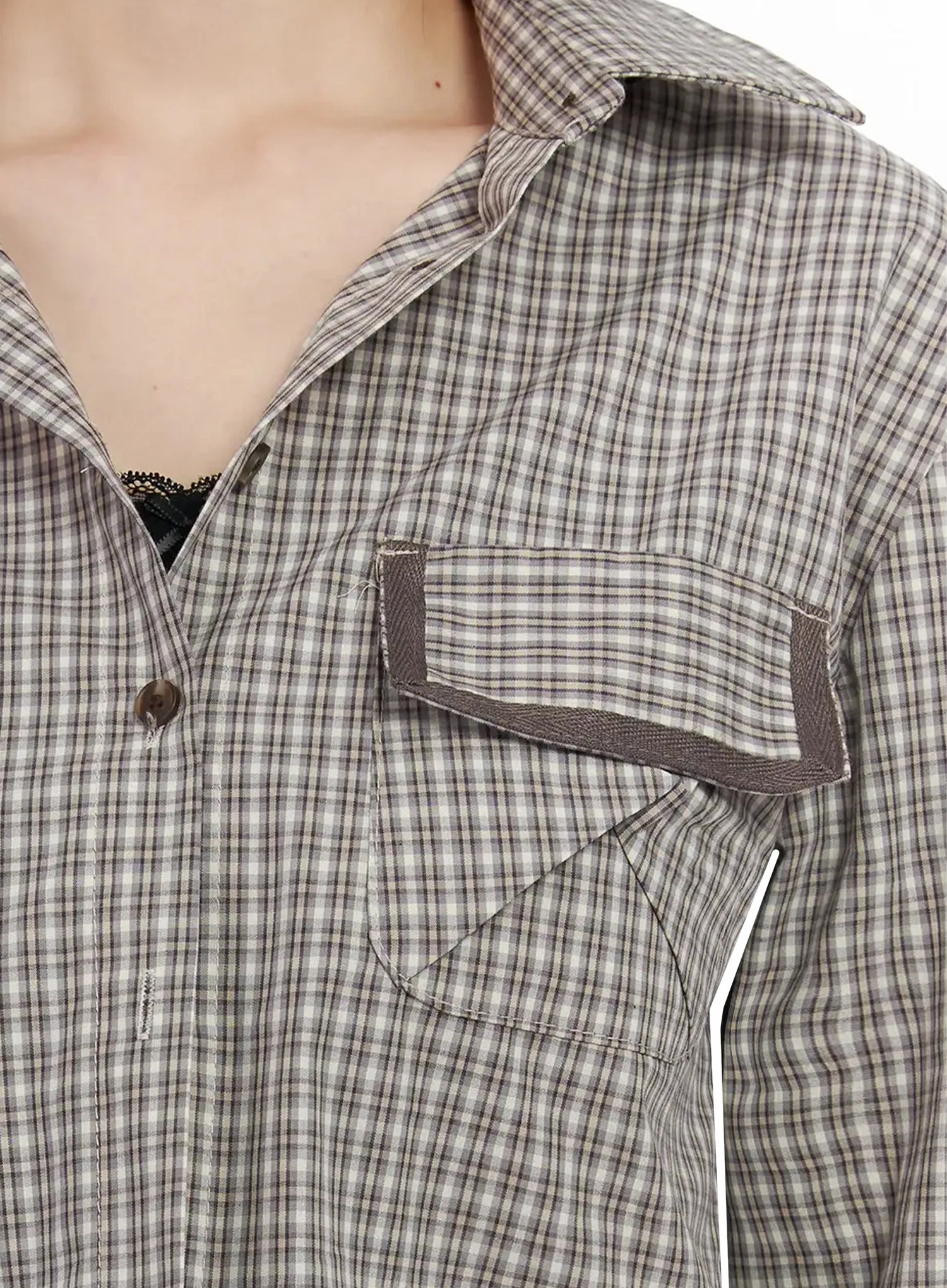 plaid-3-4-sleeve-shirt-im523