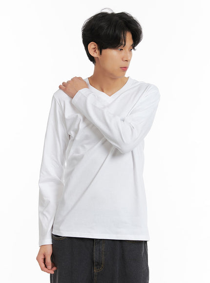 mens-basic-v-neck-long-sleeve-t-shirt-ia401