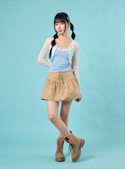 lace-up-mini-skirt-ij430