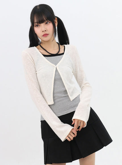 mesh-long-sleeve-crop-cardigan-in310