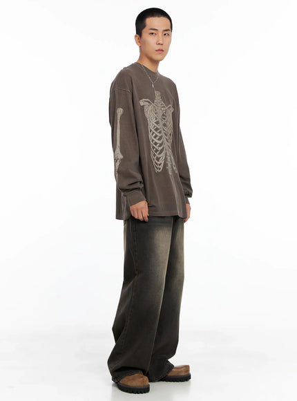 mens-double-layer-chain-necklace-is502