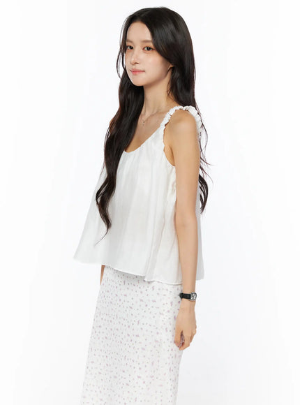 ruffle-strap-sheet-sleeveless-top-cu522