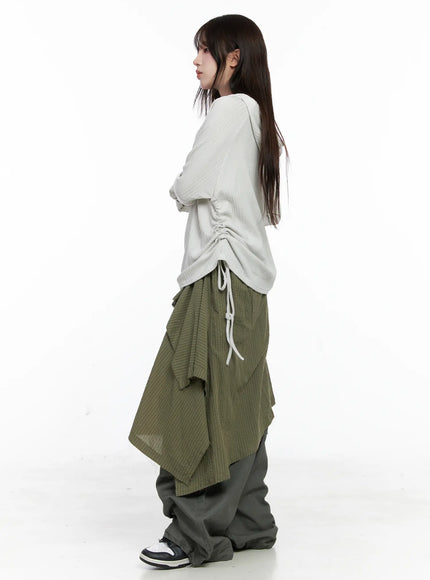 shirred-button-hoodie-co520