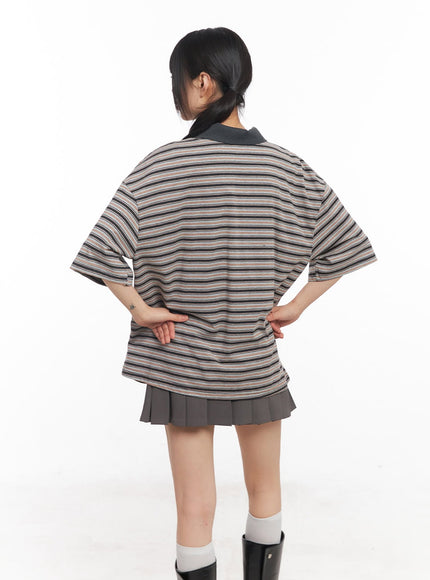 oversized-striped-short-sleeve-polo-shirt-cy514