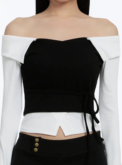 ribbon-tie-collared-off-shoulder-top-im509