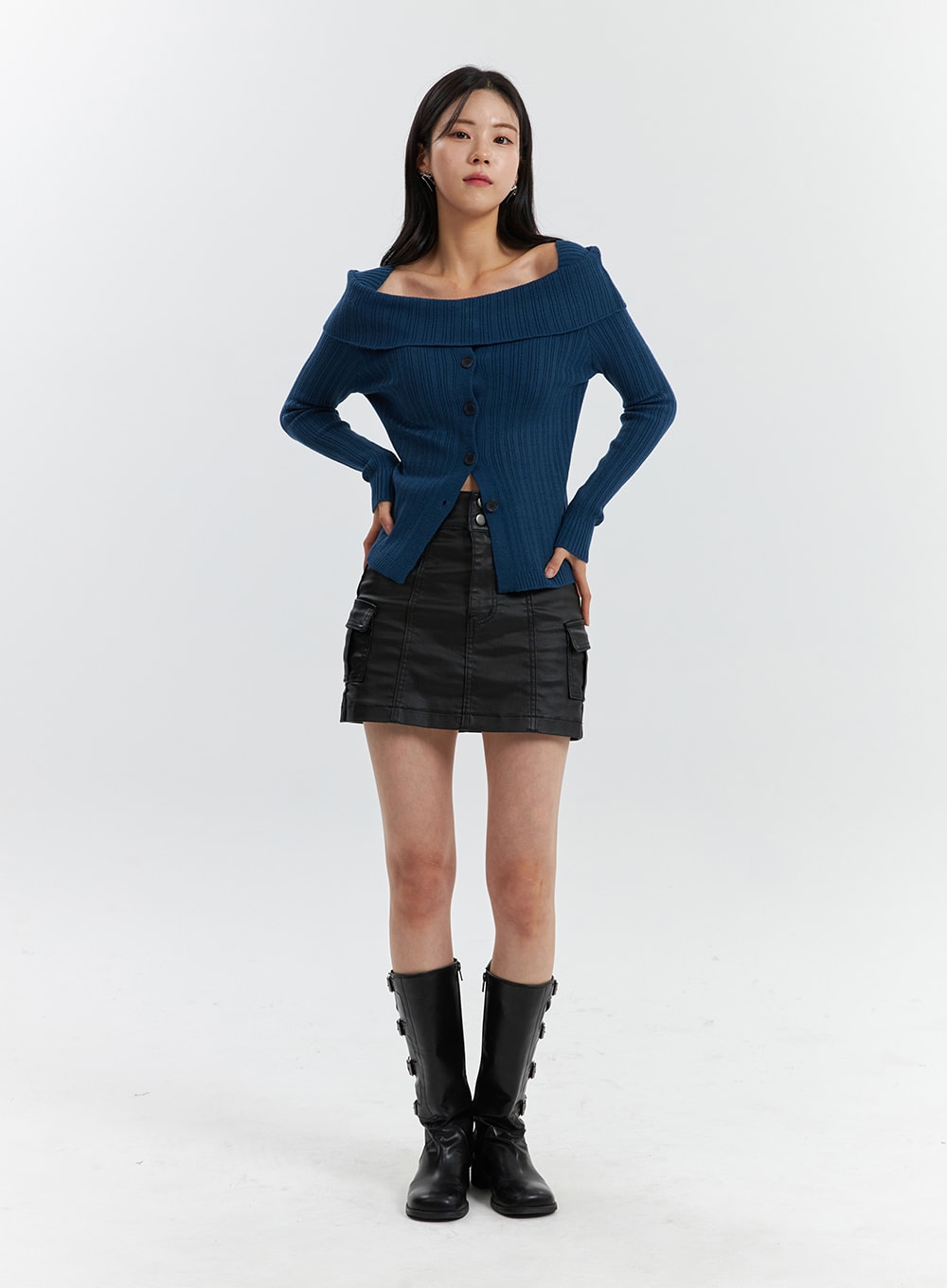 cargo-faux-leather-mini-skirt-od318