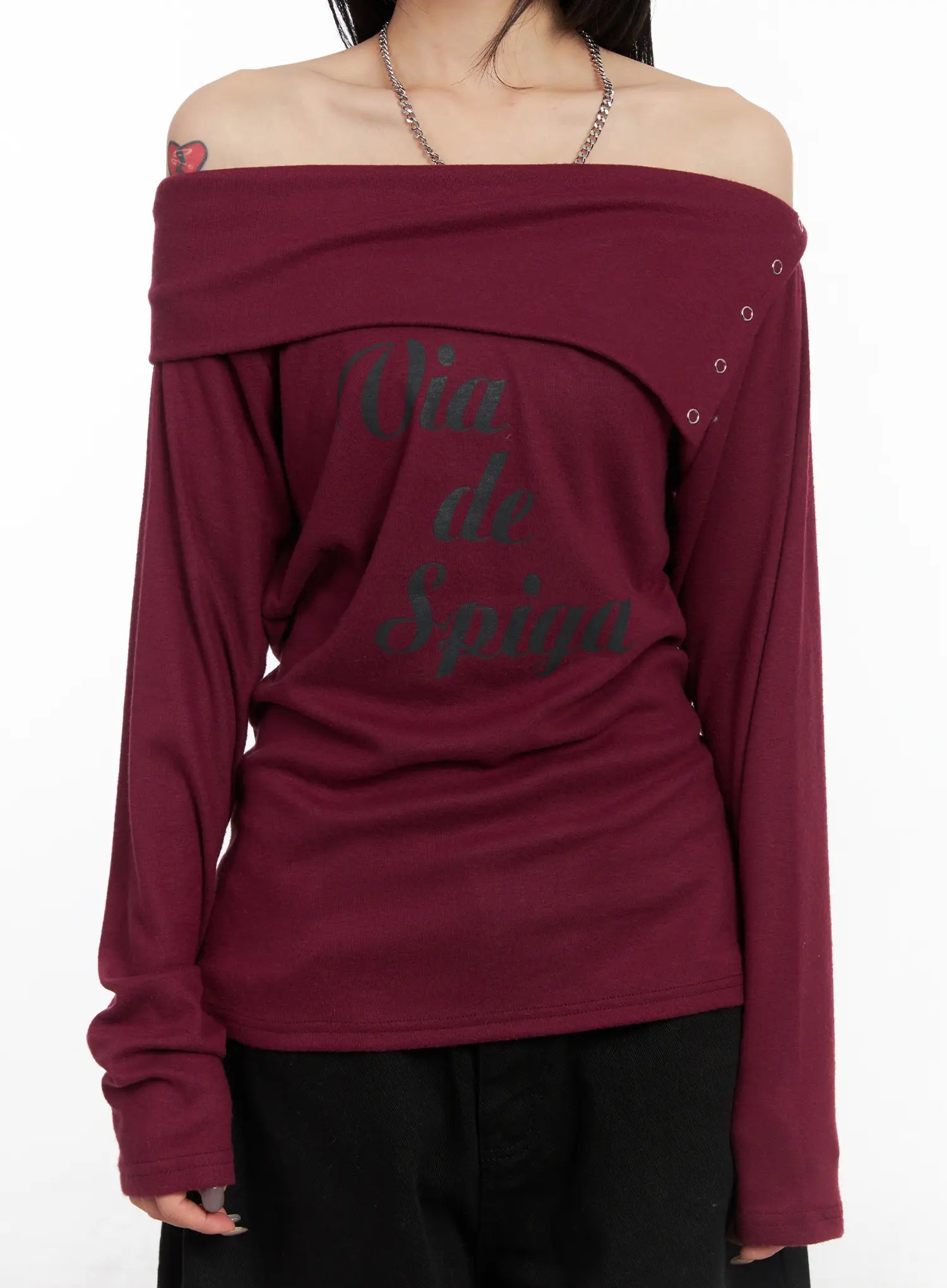 off-shoulder-graphic-button-long-sleeve-top-cd508