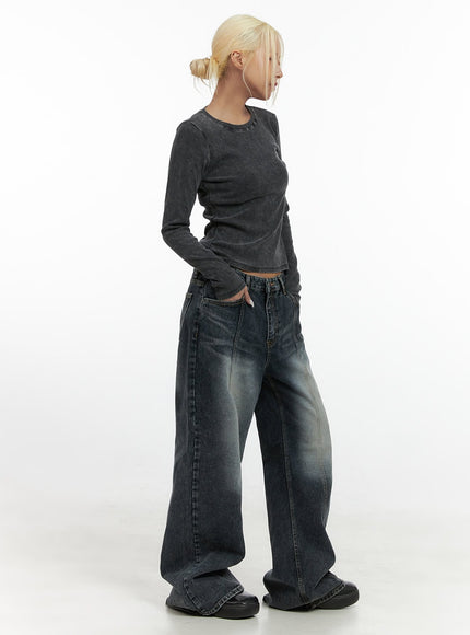 kaya-stitch-detail-washed-baggy-denim-jeans-cs426