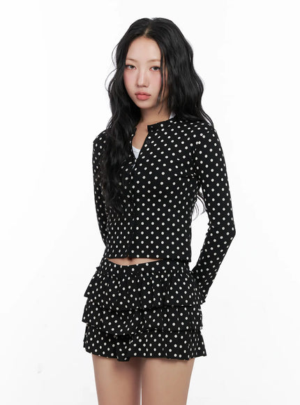 polka-dot-crop-cardigan-cn514