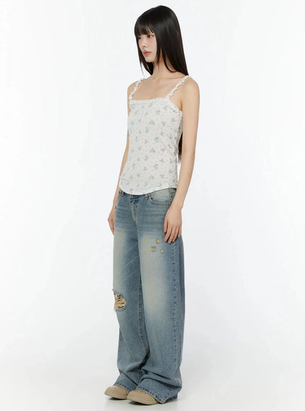 floral-lace-trim-cami-iu518