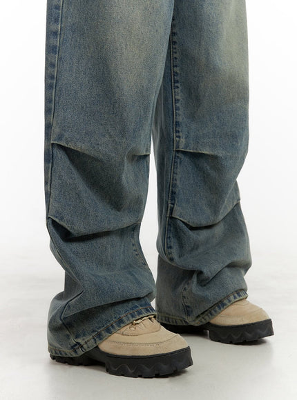 pintuck-washed-denim-baggy-jeans-iy410