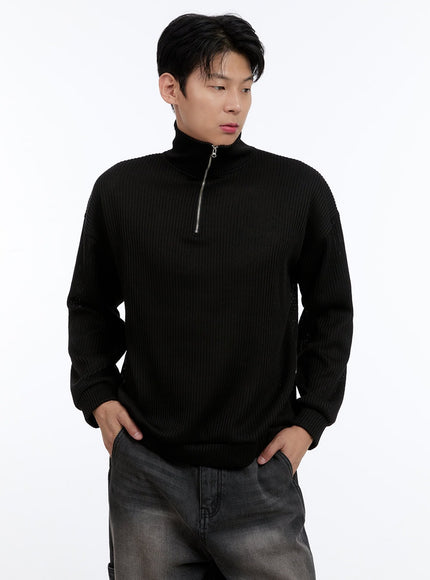 mens-soft-cable-knit-zip-up-pullover-ig427