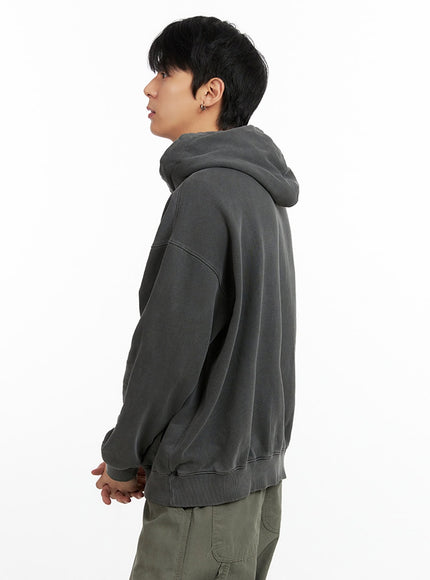 mens-washed-cotton-hoodie-black-ig402