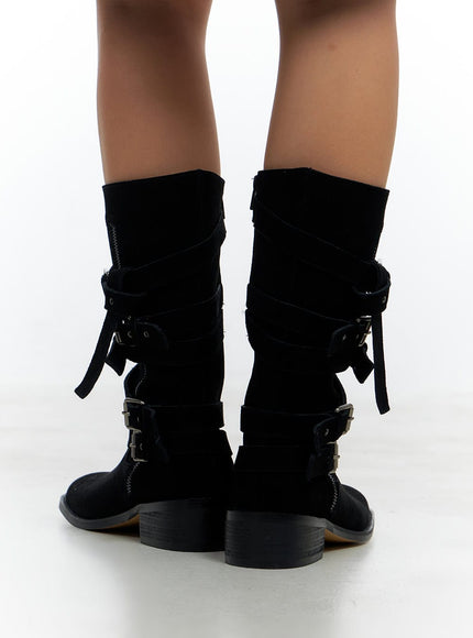 buckle-leather-midi-boots-cs424