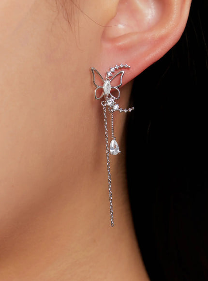 butterfly-chain-earrings-io527