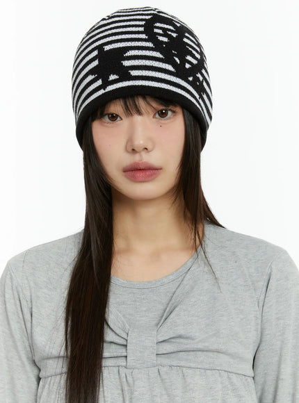 striped-graphic-knit-beanie-cf510