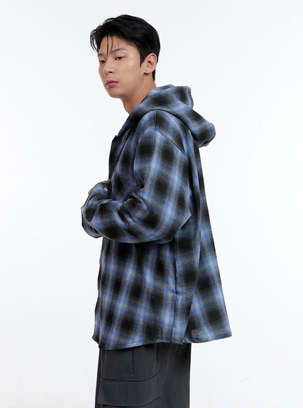 mens-checkered-hooded-cotton-shirt-ig428