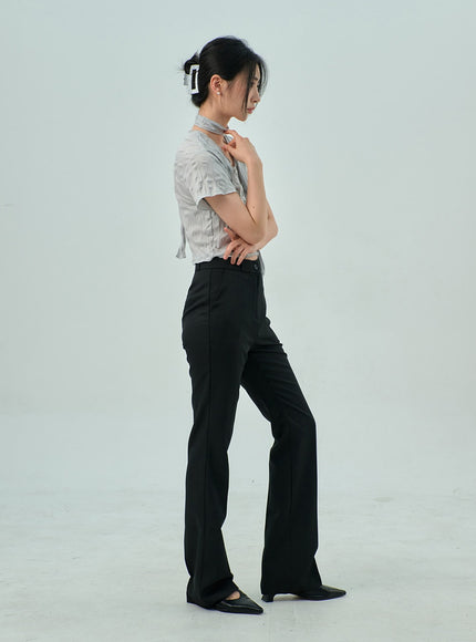 Bootcut Tailored Pants OY310