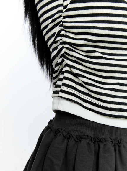 striped-layered-cardigan-cg513