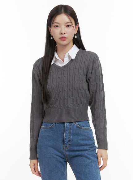 slim-v-neck-cable-knit-sweater-oo416