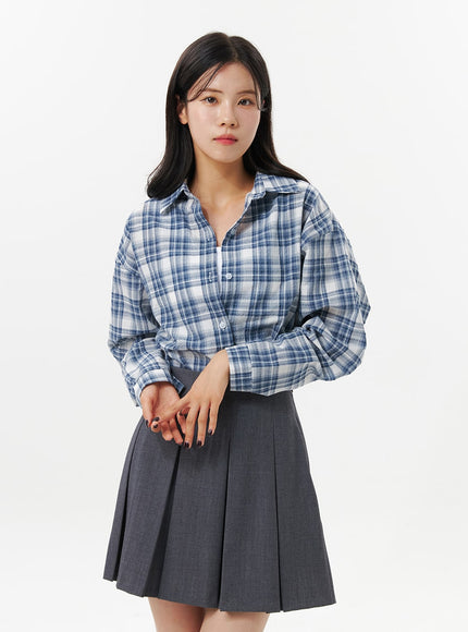 collar-plaid-pocket-long-sleeve-blouse-oo312