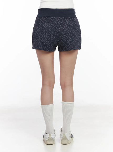 floral-print-banded-shorts-cm527
