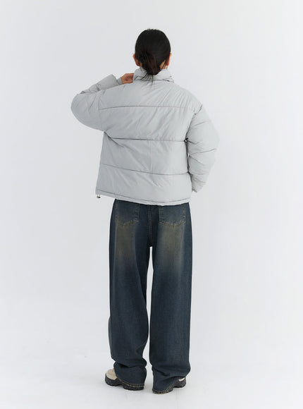 zip-up-stand-collar-puffer-jacket-co319