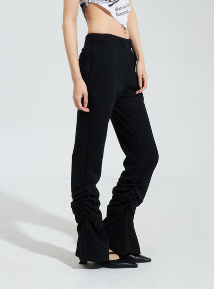 ruched-bootcut-track-pants-iy322