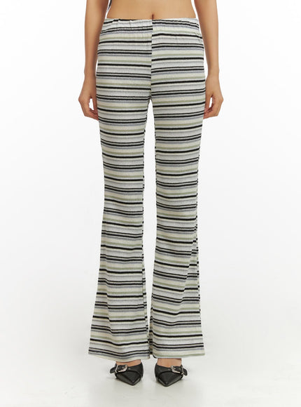 cotton-stripe-bootcut-pants-iy422