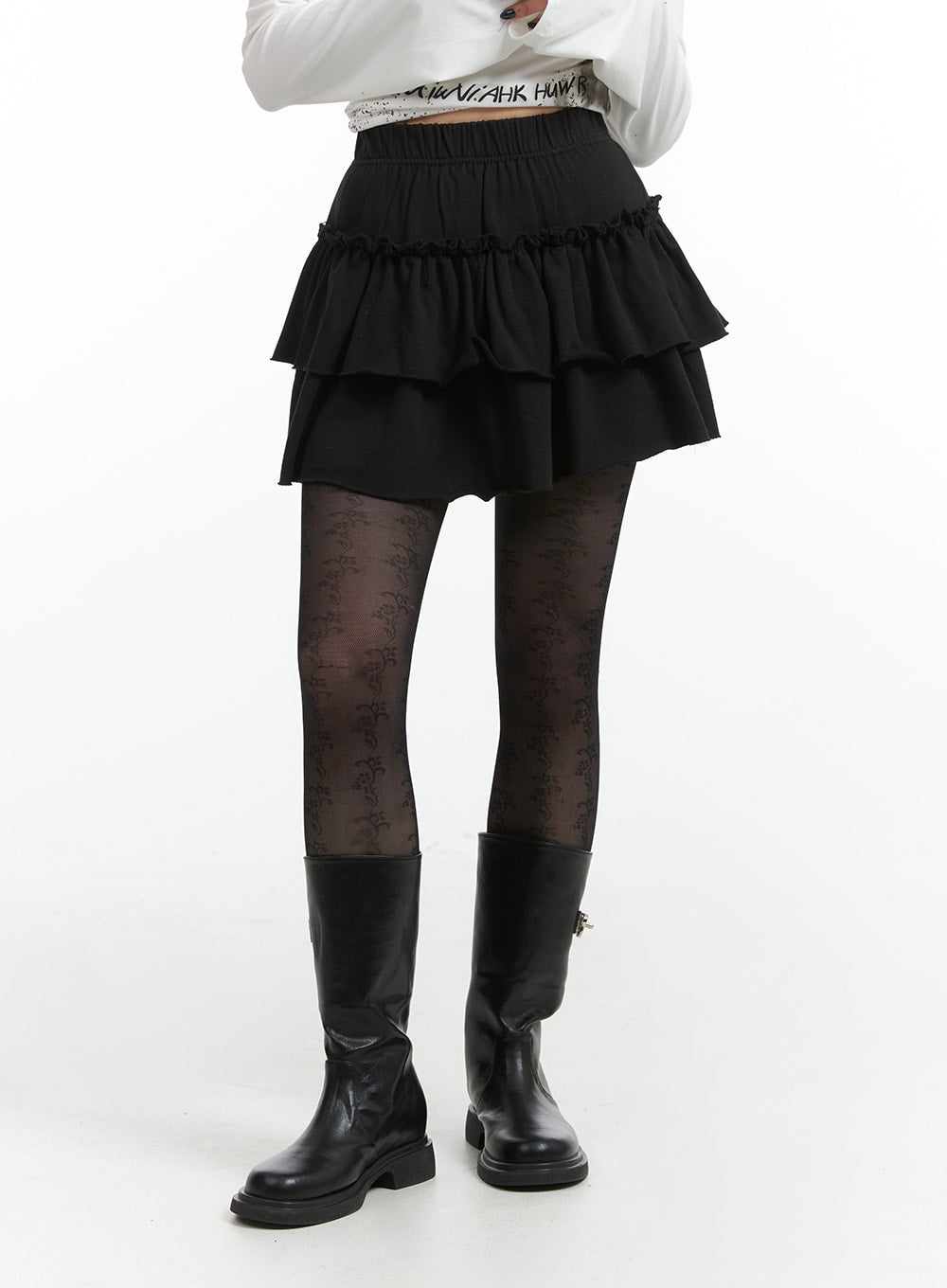 frill-layered-mini-skirt-ij410