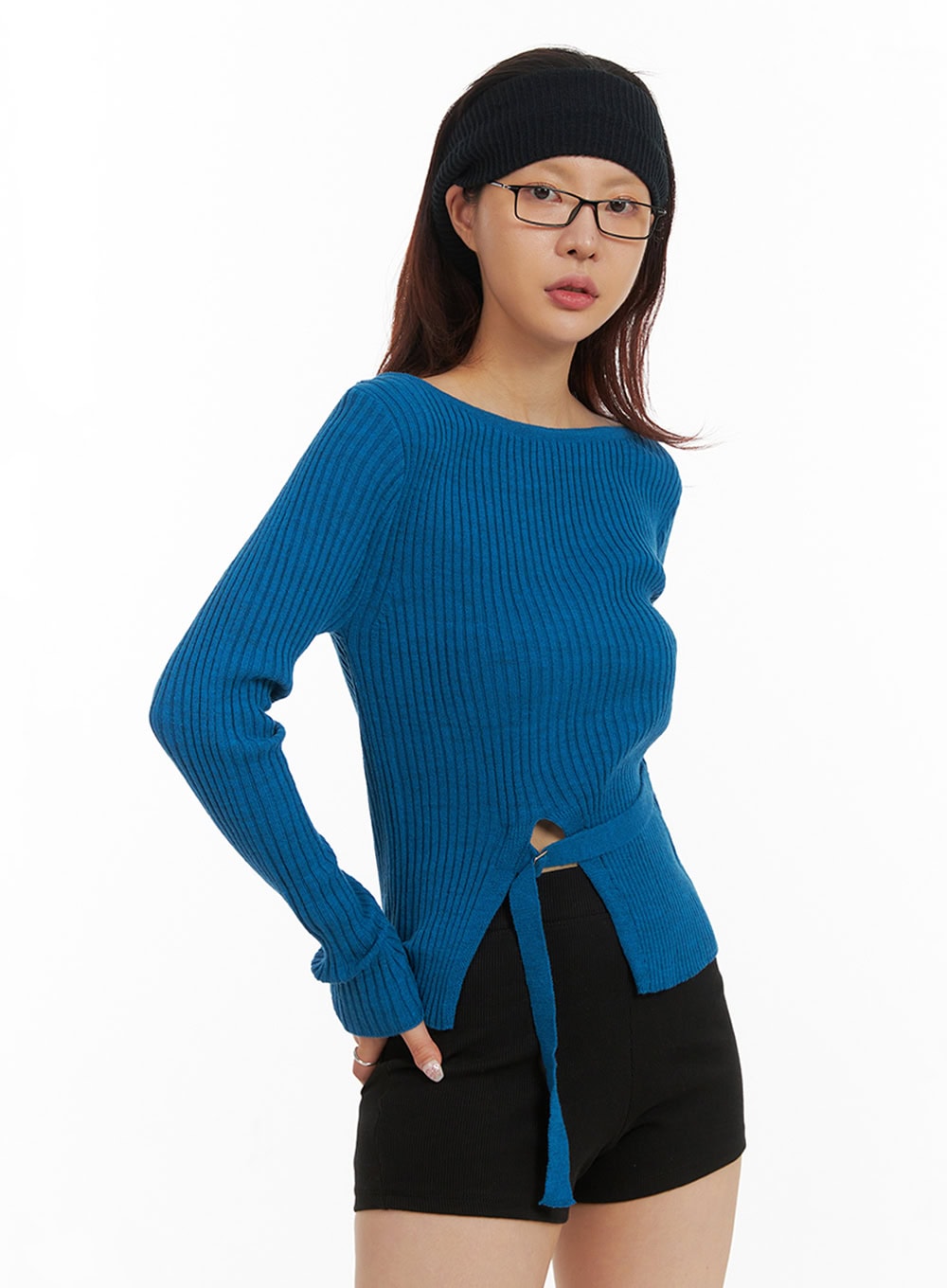 boat-neck-buckle-knit-top-iy410