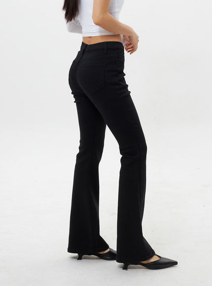 Slim Fit Bootcut Pants IY311