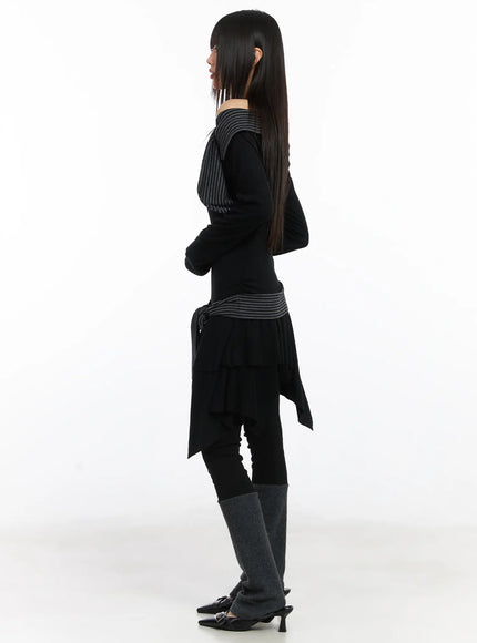 off-shoulder-two-tone-mini-dress-cd522