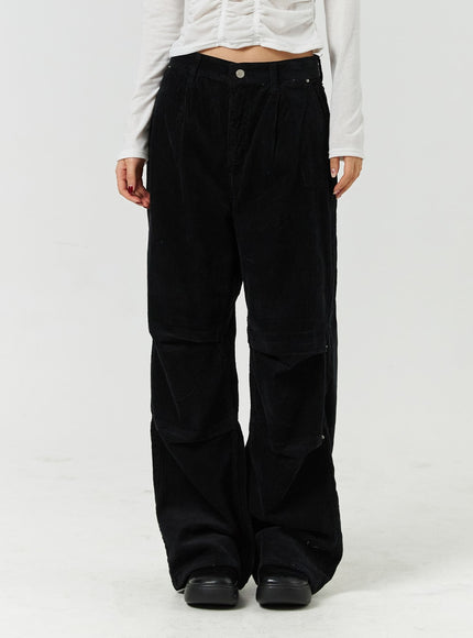 corduroy-middle-waist-pocket-straight-leg-trousers-cd322