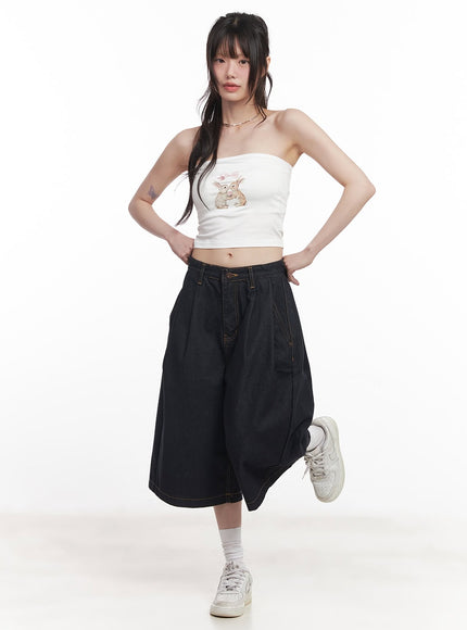 bunny-graphic-tube-top-cy520